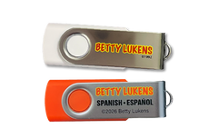 Coloring Pages & Activity Flash Drive / Memoria USB con dibujos para colorear y actividades