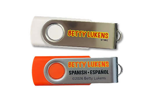 Coloring Pages & Activity Flash Drive / Memoria USB con dibujos para colorear y actividades